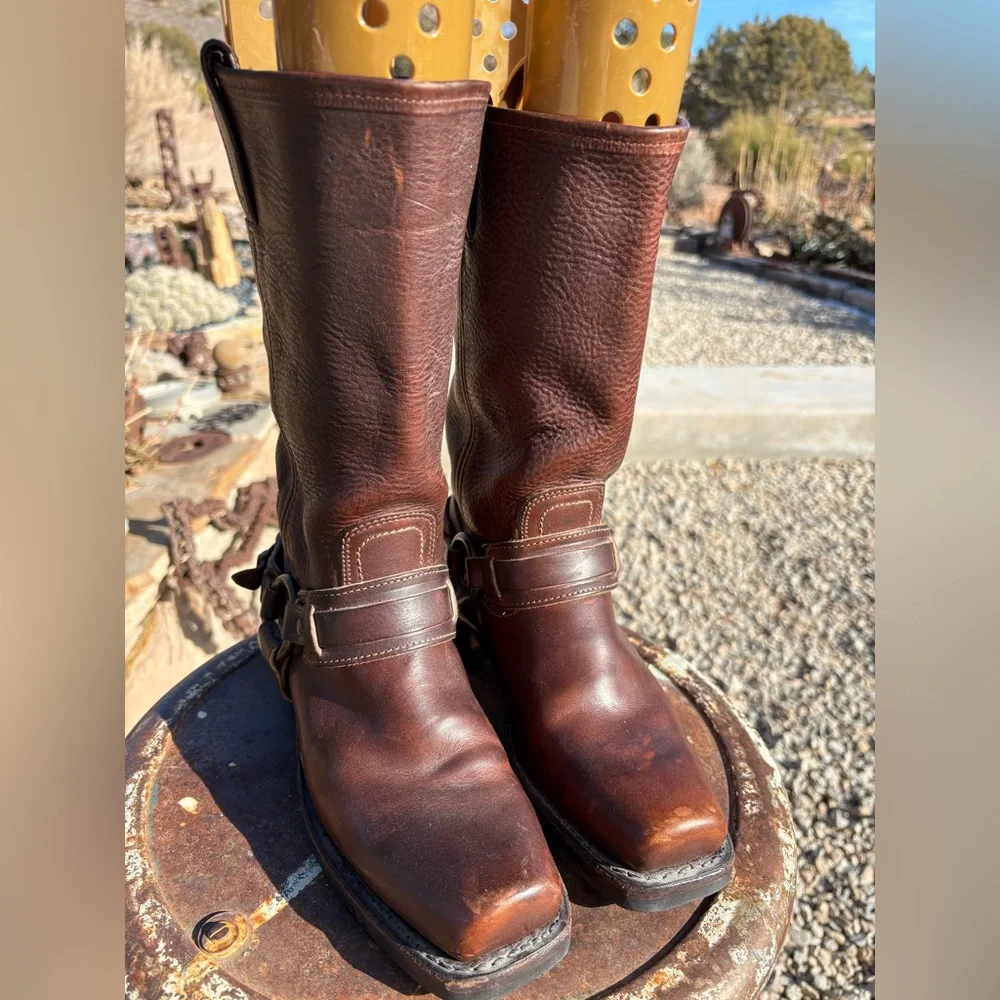 FRYE πΊπΈ Belted Harness Boots πΊπΈ - Picture 12 of 16